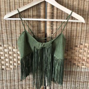 Vintage fringe top